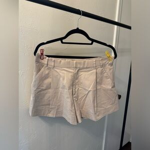 Zara Women's Cream Dress Shorts